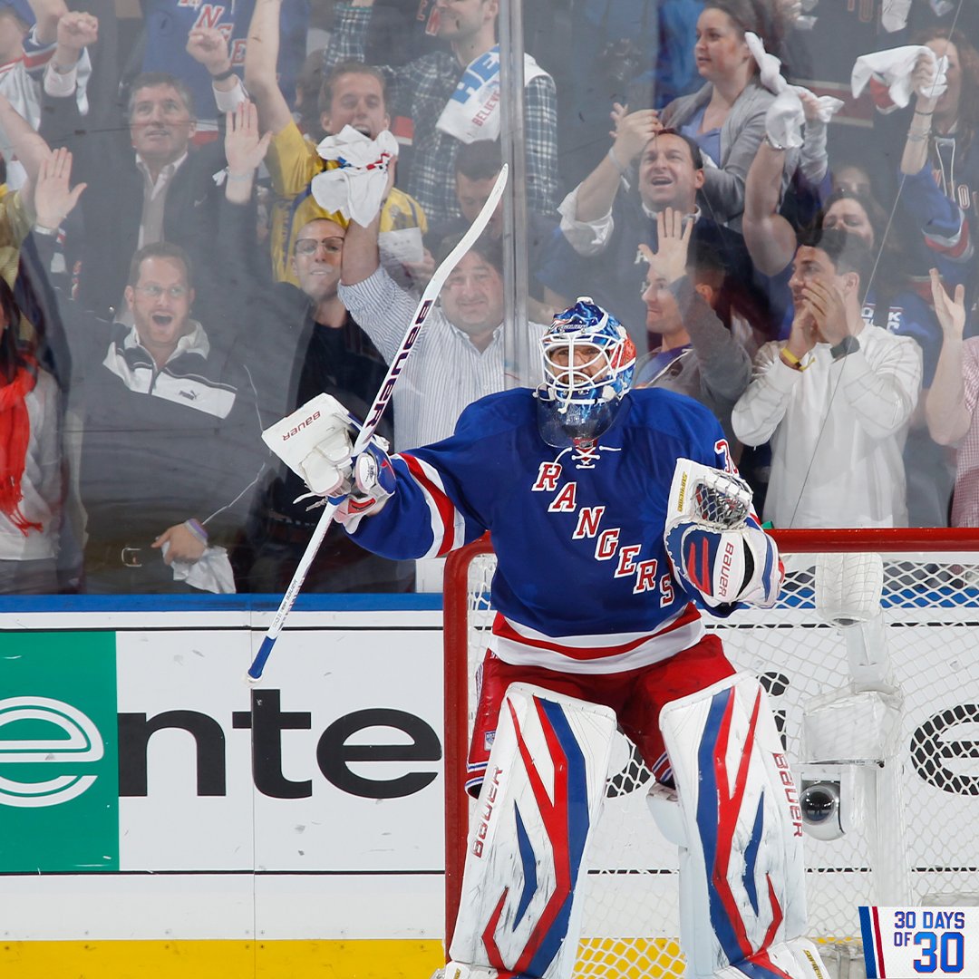 RangersMSGN's tweet image. consecutive playoff shutouts to send the Caps home in 2013. 

62 total saves. 

#30DaysOf30 | @CaesarsSports