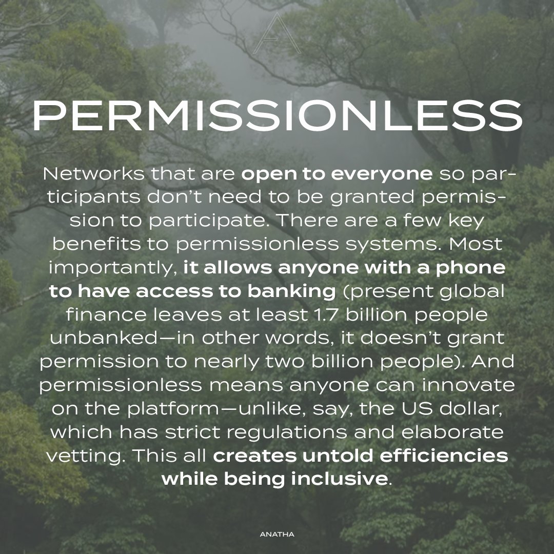 Anatha_io's tweet photo. This week's term is... Permissionless

Learn about what #Crypto is and how it will change everything.

To find more educational materials, visit our website. https://t.co/iZD3CW0MBA
#cryptonews #financialfreedom #DeFi https://t.co/aAL2Rx1J1k