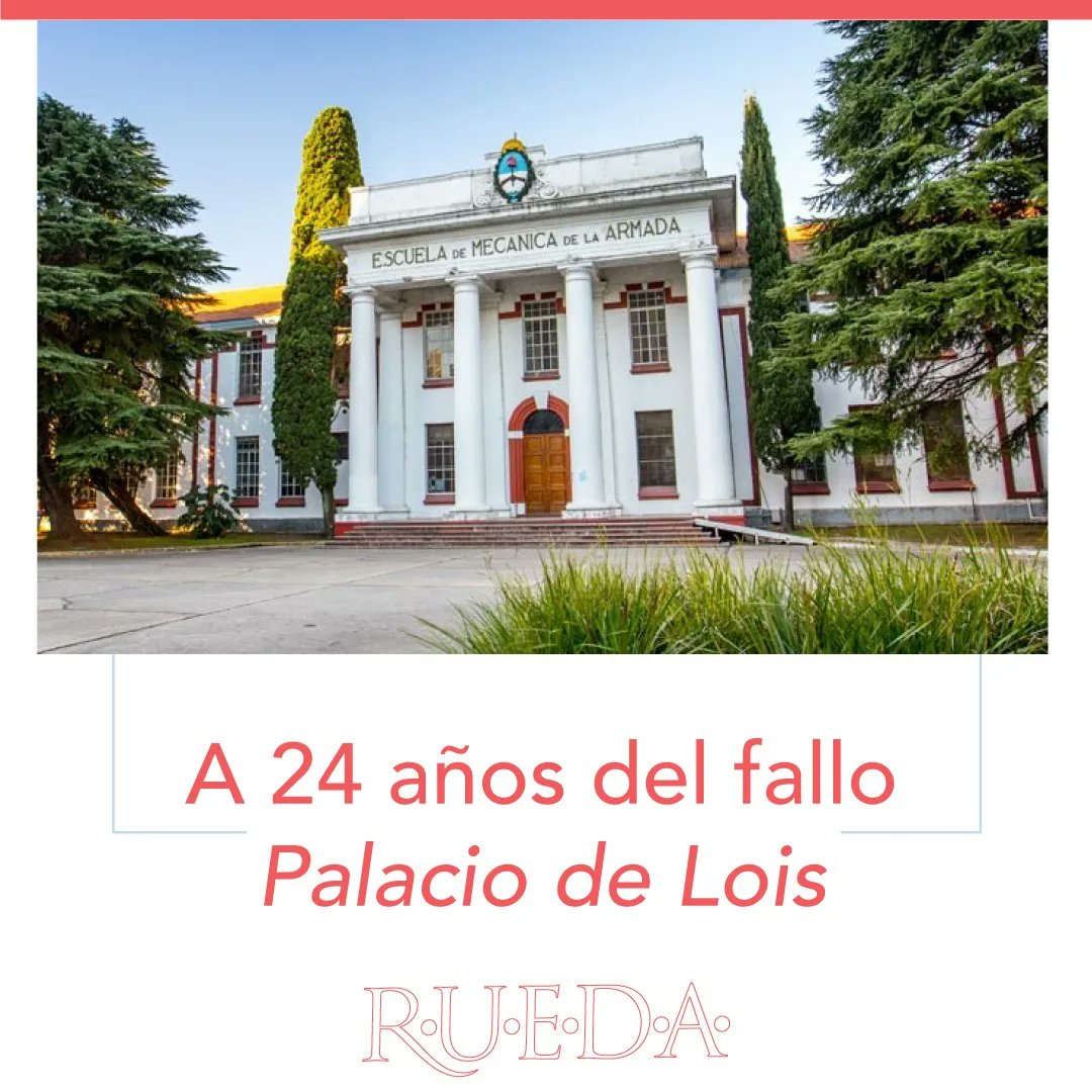 revistarueda's tweet photo. #Efemérides 📅 El caso "Palacio de Lois" es un mojón fundamental en la historia de la defensa de los Derechos Humanos en nuestro país 🇦🇷. Conocé la historia en https://t.co/8MiXpEm6y1 https://t.co/wrhjpvpOH3