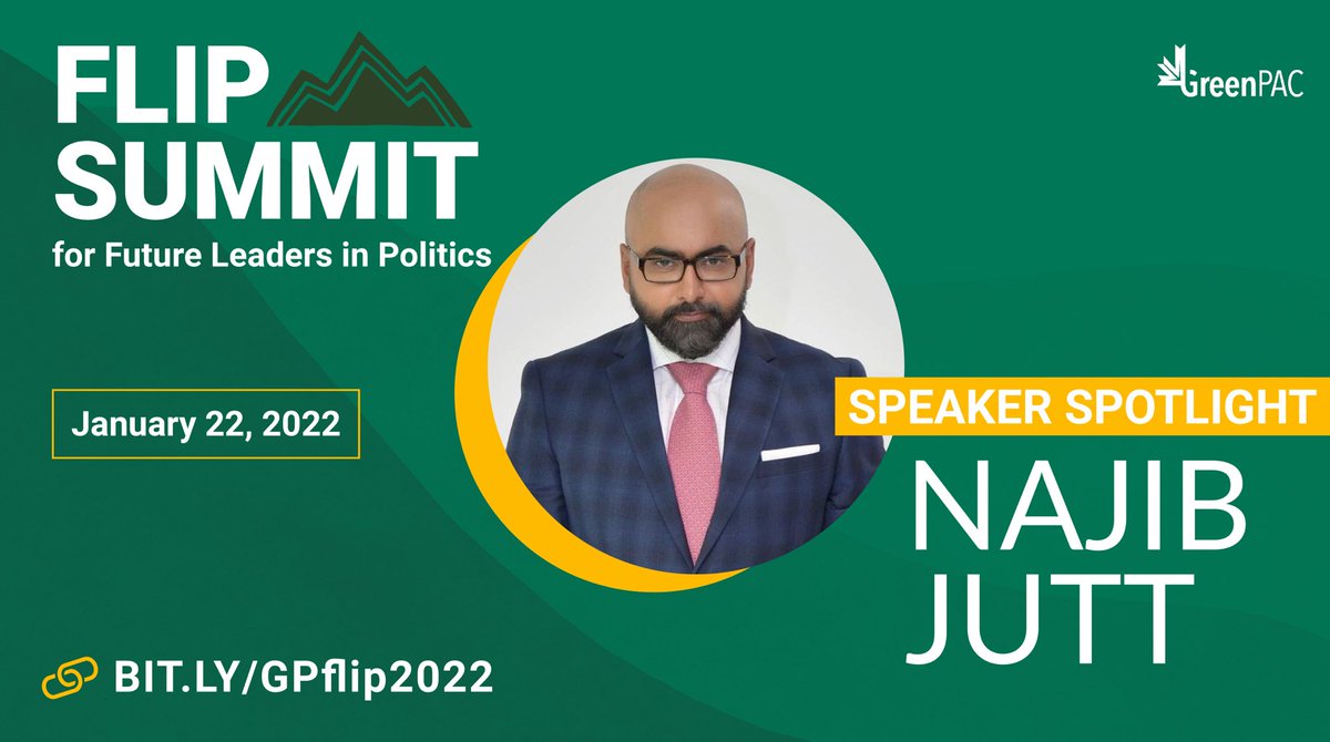 FLIP MODERATOR SPOTLIGHT! Panel moderators who know the issues inside out are hard to come by, so a big welcome to political advisor&amp; pundit <a href="/NajibJutt/">Najib Jutt</a>, co-founder of <a href="/soulfront_ca/">Soulfront</a>, for our AM panel on party #nominations &amp; #campaigns for #enviro #leaders! #cdnpoli #partypolitics