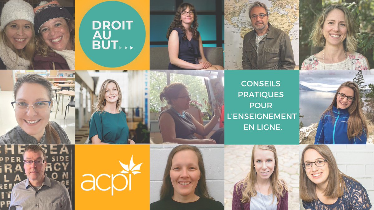 ACPI_'s tweet photo. ✨OFFRE SPÉCIALE PÉDAGOGIQUE ✨
🖥️ L'ACPI vous offre sa série de capsules DROIT AU BUT  gratuitement. Découvrez les bonnes pratiques et les conseils d'enseignants pour l’enseignement en ligne en contexte immersif.
Devenez membre GRATUIT dès maintenant ⬇️ 
https://t.co/IvihNNfWBj https://t.co/xmCBLuMaYy