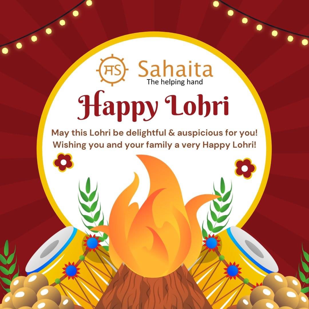 Sahaita's tweet photo. May the bonfire of Lohri take away all the sorrows and bring you joy, happiness and love.  Sahaita wishes everyone a Happy Lohri! https://t.co/Md7URj07u7