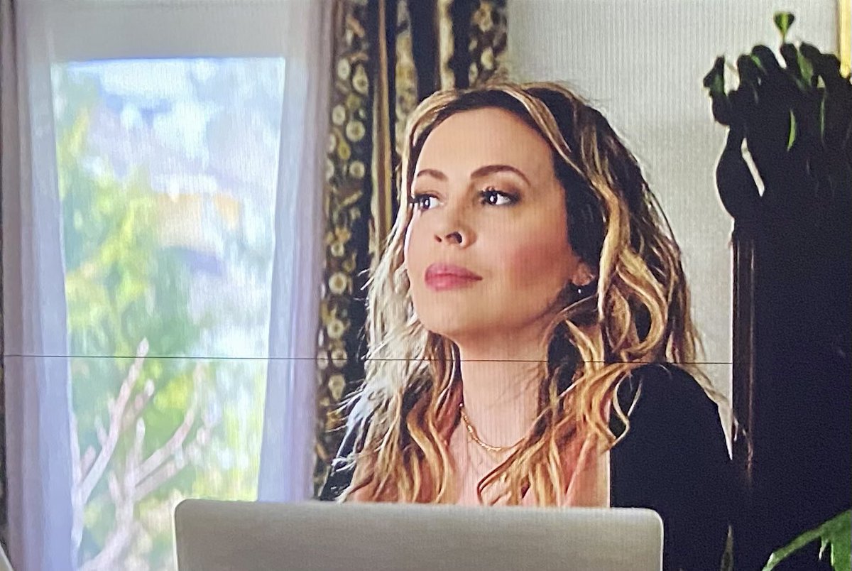 CPTSDRecovery's tweet photo. @Alyssa_Milano Why did women behind #Brazen put you in so much makeup &amp; fake lashes? I can assure u that 99% of writers working from home don’t waste our time trying to look good for the patriarchy 1st. You don’t need to do it and neither do we! (See Mirielle Enos in The Killing) https://t.co/H5A6PqYZ56