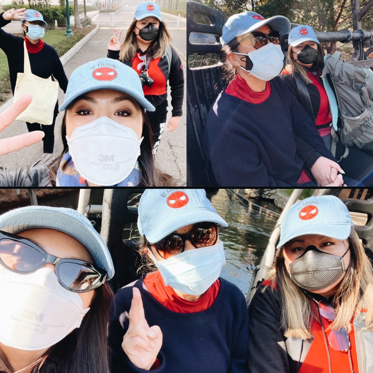 SharonBYang's tweet photo. .@DisneyParks:Thank you for bringing joy to our fam during this challenging time. I do have a favor to ask. We spent 3 days in #Disneyland+#CaliforniaAdventure last week &amp; on our final day, our fam rocked our new, matching hats. On Grizzly River Run…(1 of 3) https://t.co/eEhjRzaMXz
