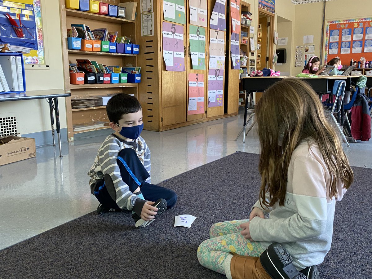 Miss_EWalker15's tweet photo. First graders are excited to practice their doubles+1 facts using flash cards! #ShrewsburyLearns https://t.co/nv1xGVOvws