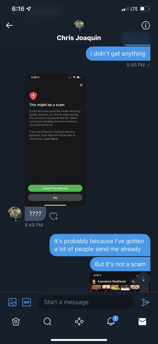 Leaks4you12's tweet photo. If you’re getting that scam thing I’m not scamming !!! Here’s proof I send people the videos !!! https://t.co/sRFSB9b1wn