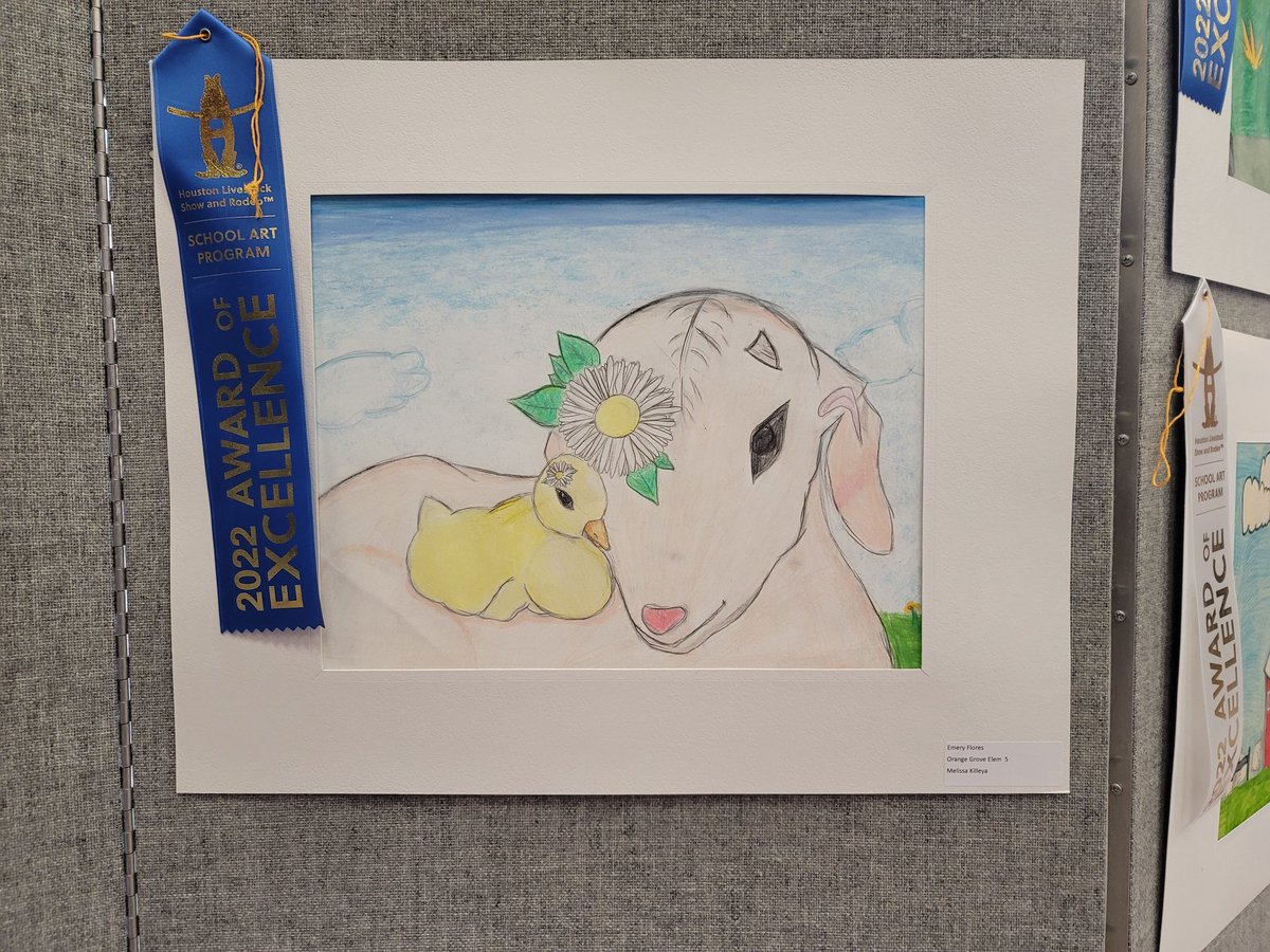slflores77338's tweet photo. So proud of you, Emery! @OrangeGroveAISD @mkilleya #RODEOHOUSTON #AldineArt https://t.co/XGPHgdYvq6