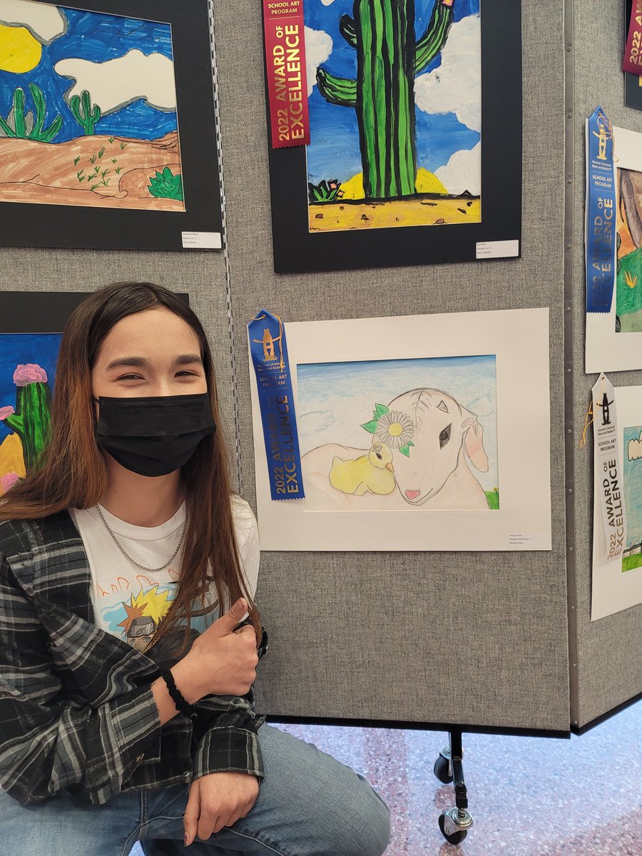 slflores77338's tweet photo. So proud of you, Emery! @OrangeGroveAISD @mkilleya #RODEOHOUSTON #AldineArt https://t.co/XGPHgdYvq6