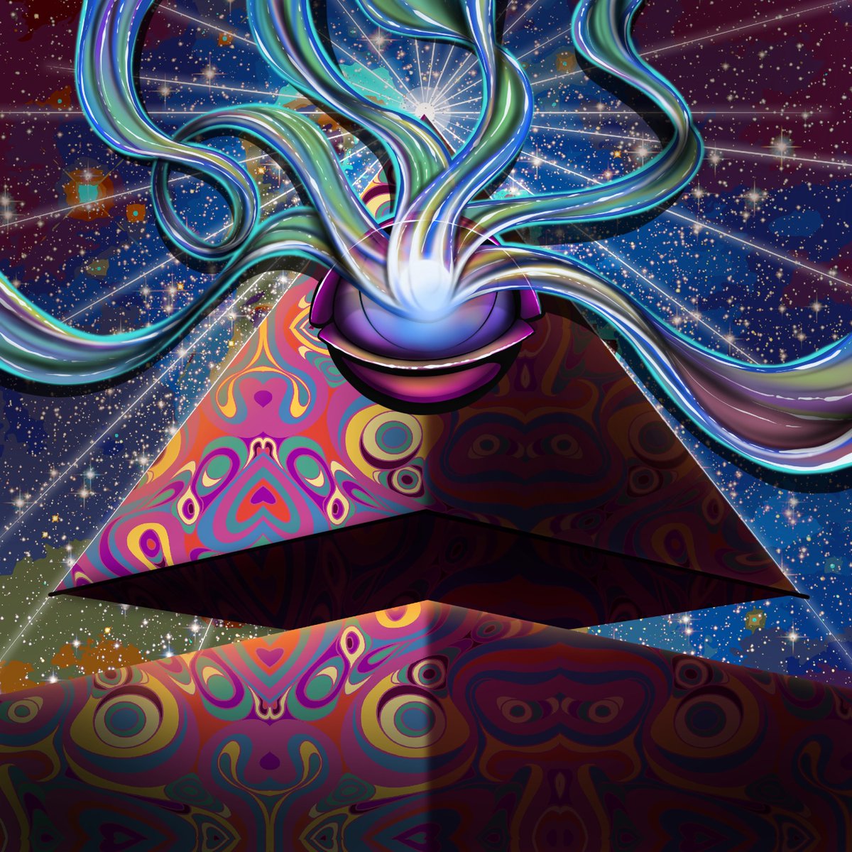 StephSutto's tweet image. Yooo my custom galaxy @truth nft just arrived.. what do y'all think? 👁️🌌 thank you.. you know who you are..