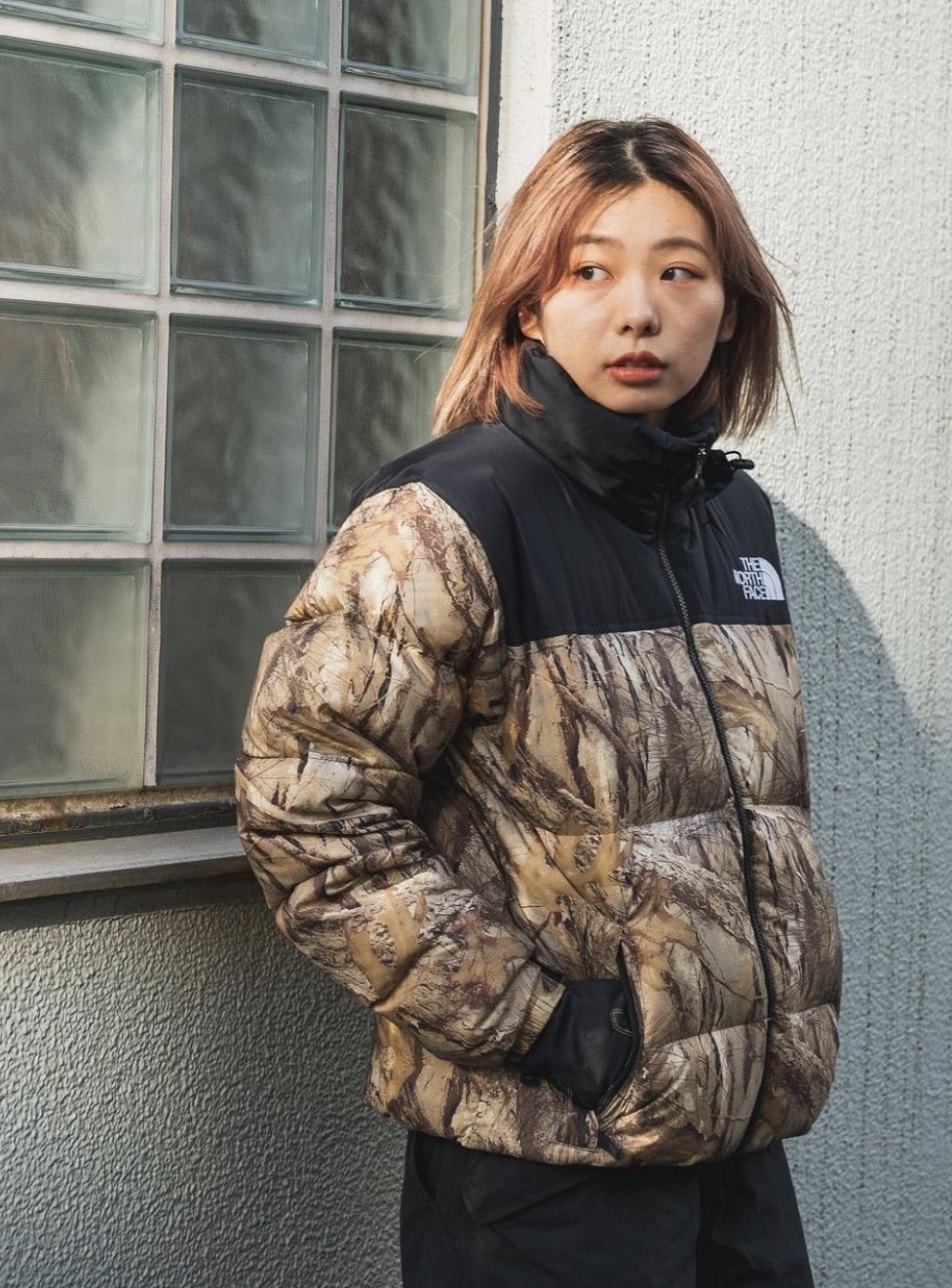 美品✨ノースフェイス　ダウンジャケット　ヌプシ　枯葉　フォレストフロア S 新品ノースフェイス枯葉ヌプシ限定ノベルティヌプシフォレストフロア