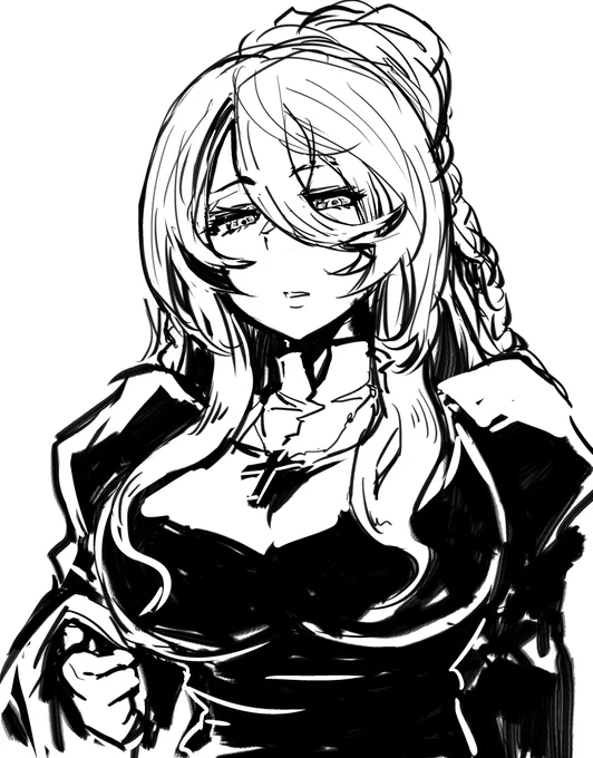 シスター落書き(創作 