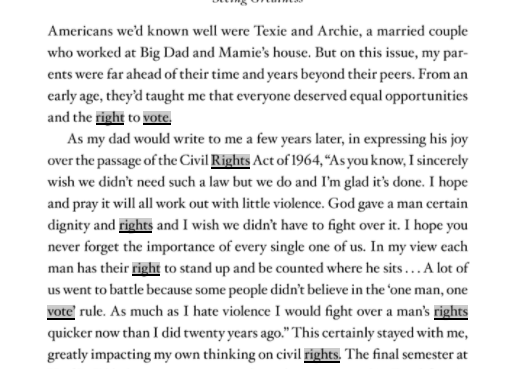 alexnazaryan's tweet photo. Mitch McConnell writing about voting rights in his 2016 memoir, THE LONG GAME. https://t.co/KIm9RlUdtz