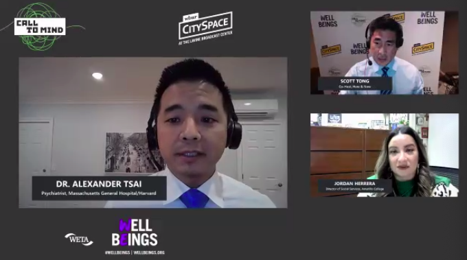 calltomindnow's tweet photo. Social connections can effectively buffer you against the effects of stressors that impact your #mentalhealth, says @drdrtsai. Find your friends and your support networks. #WellBeings #WellBeingsLive #CallToMindLive https://t.co/wwUAAM61G0