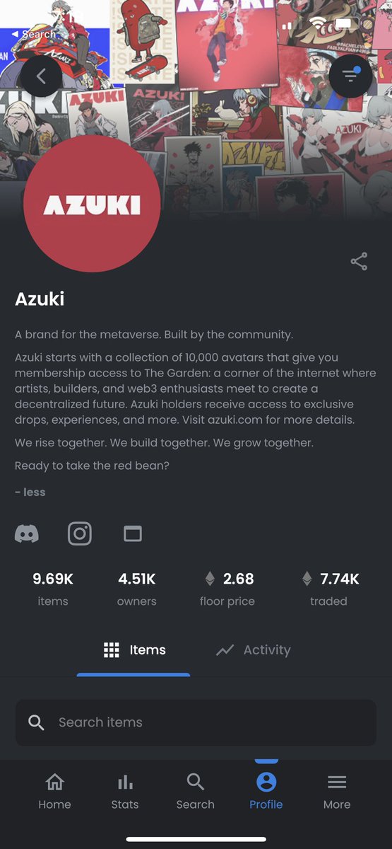 2.68 floor is low for @AzukiZen 

If this is something you wanted to get in on and you have the means to do so, it isn’t too late.

Feel free to quote this tweet in the future ⛩🚀