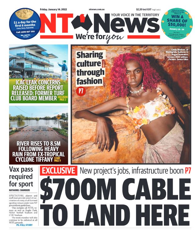 The NT News tweet media
