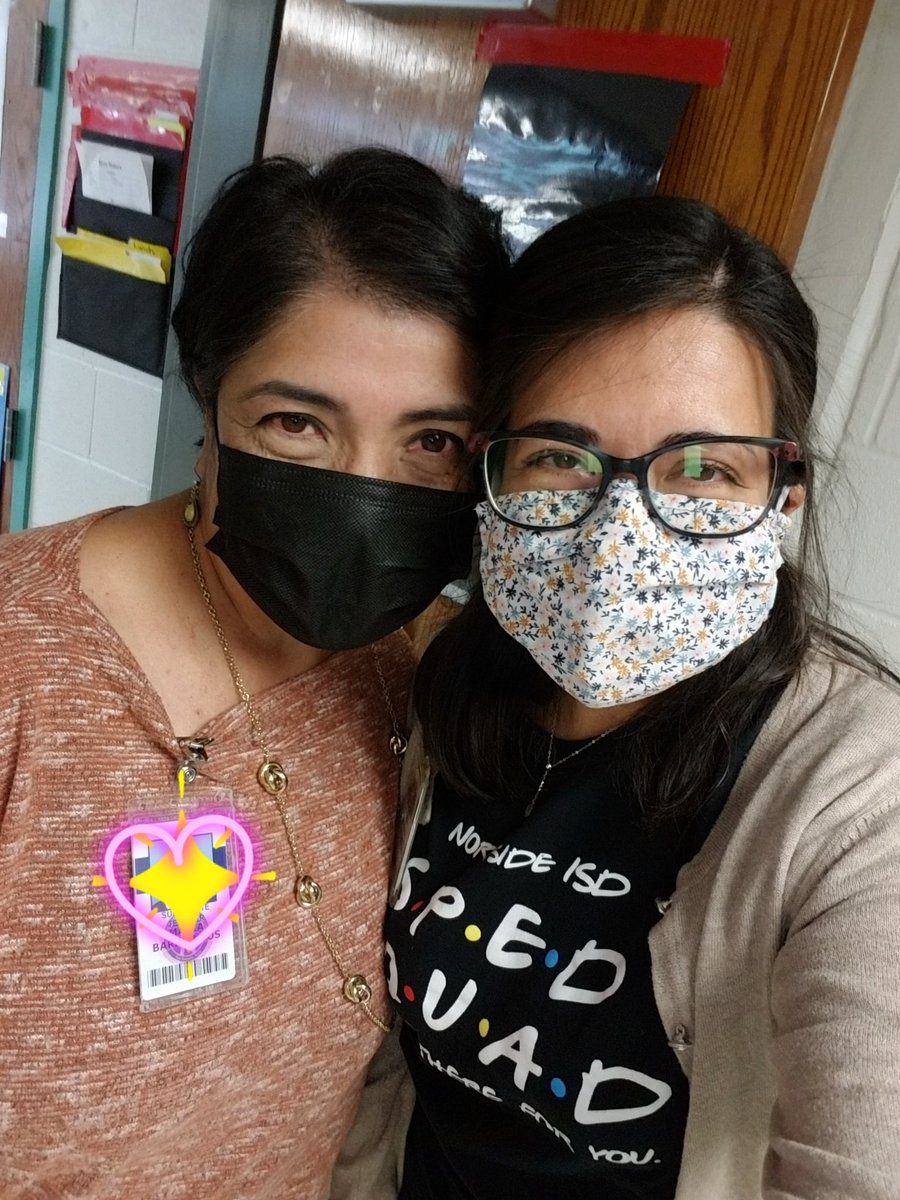 RosemaryS1005's tweet photo. When you go out to be a helping hand for your campus and see your Tia subbing there, too.💜 #ALErocks #LoveThisLady #ThisIsNorthside #SpecEd @NISDSpecialEd https://t.co/0N70FluGCg