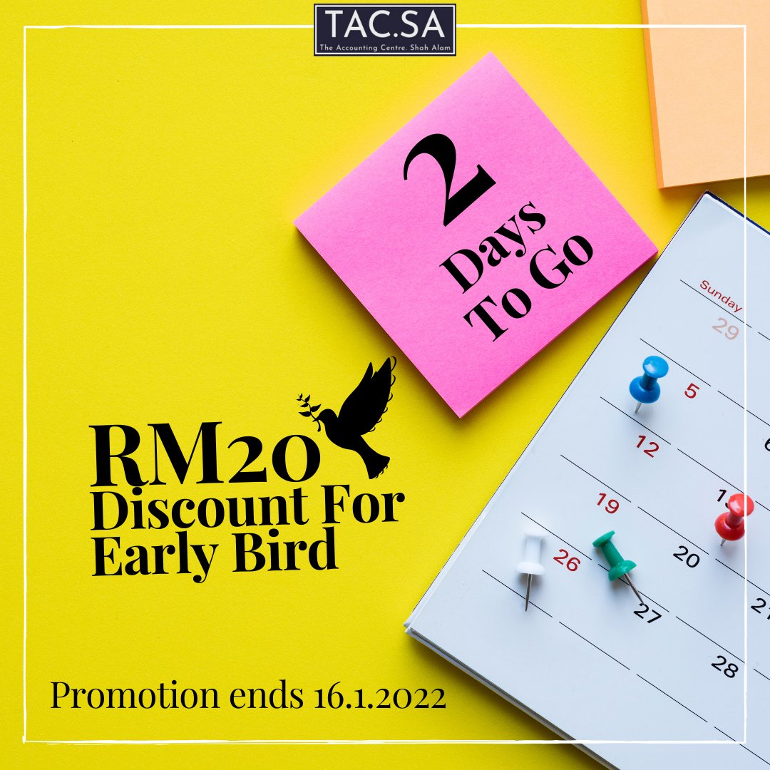 tacsaEdu's tweet photo. The most affordable irc in town getting even cheaper. 

2 days to go before early bird promotion ends. 

Book your seat now! https://t.co/dyY3V0va7t
