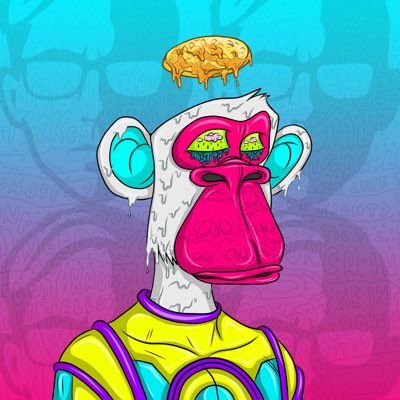 #NewProfilePic. Picked up 4 of these yesterday but I think this is my favorite. It actually might be the @CakedApes twin of @crypto888crypto who named his Angel. Love Love LOVE what is happening these days in this space. Seeing all your positivity is the bright spot of my day!