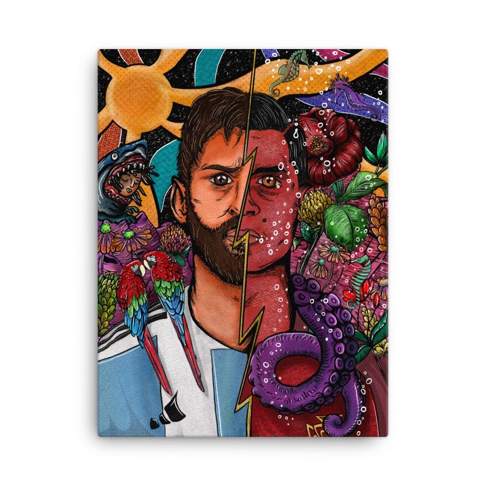 CHAMOANML's tweet photo. @withFND here's my new piece of art. Its called 
"project 001" in honoured to legends @Cristiano &amp; @TeamMessi https://t.co/qKEJrn8tYg