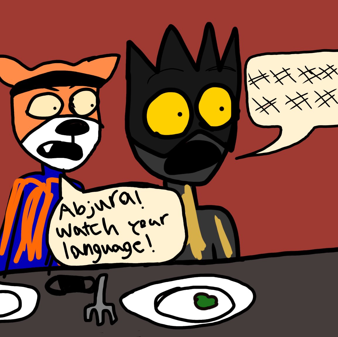 ItzKatStuff's tweet photo. Here is a scene from a mini series thing I started on Instagram (it's my alt @,itzkittystuff) https://t.co/ZfGgyU5EeT
