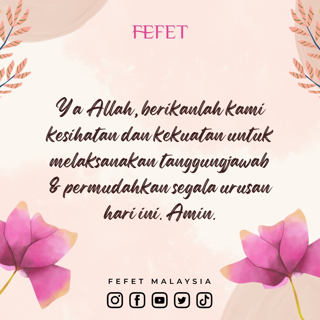 ainqasehh's tweet photo. Salam Jumaat & Paghi 🌹
#Fefet Lah!
The People's Happiness
#NakFefetLah #SalamJumaat https://t.co/2tAiR9MAZV