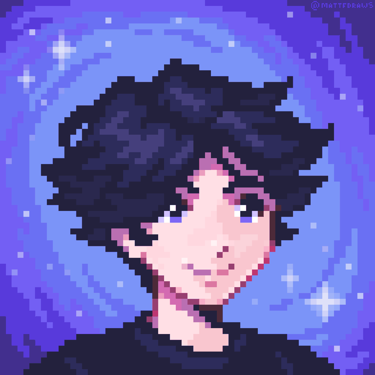 MattFDraws's tweet photo. New year, new pfp✨ #pixelart https://t.co/KXLwe4usiJ