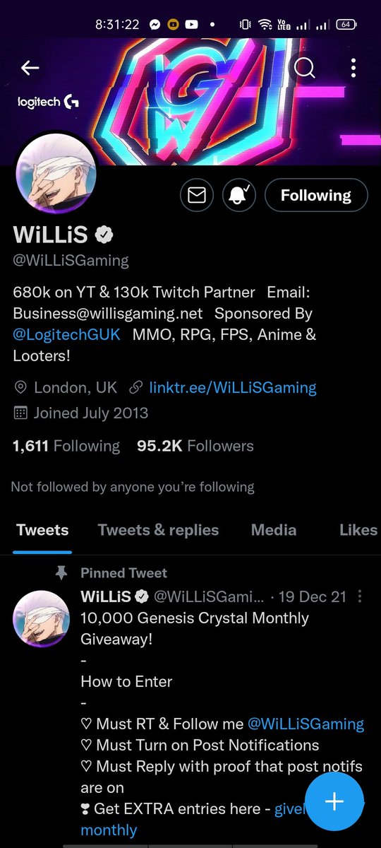 CaptRhaps's tweet photo. @WiLLiSGaming Sharee blessings https://t.co/bnfHimt2as