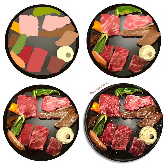 焼き肉のイラストのタイムラプスをサムネを付け直して再投稿しました

https://t.co/NJZ0GXesa1 