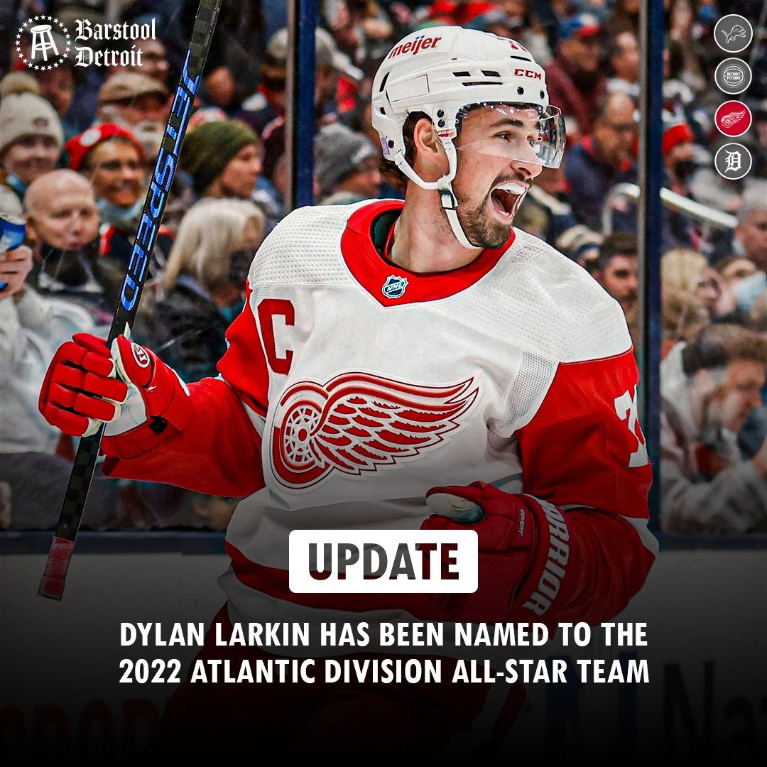 BSMotorCity's tweet photo. Dylan Larkin has been on fire all season long and has now officially been made an All-Star for the first time since 2016👏

#LGRW https://t.co/439gzApEj2