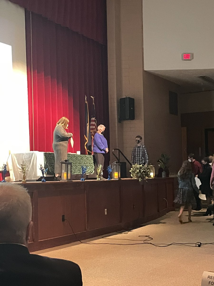 JokeOfBugaj's tweet photo. What a beautiful Induction ceremony put on by @LVHS_NHS . Very proud mom, colleague and former teacher! @SRoss_LVHS_Prin @htrude07 #taylorhudson https://t.co/eWuryLdlv8