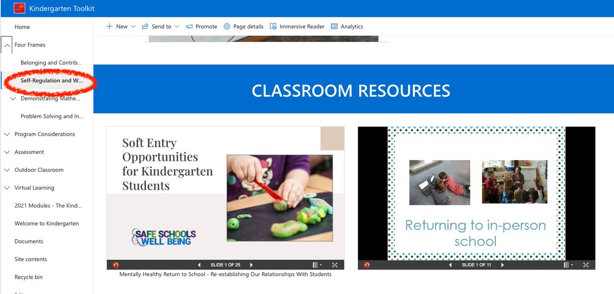 #TVDSBKindergarten take a look at the Self-Regulation and Well-Being page on the Kindergarten Toolkit.  There you will find two resources that can help support children as we return to in person learning next week.