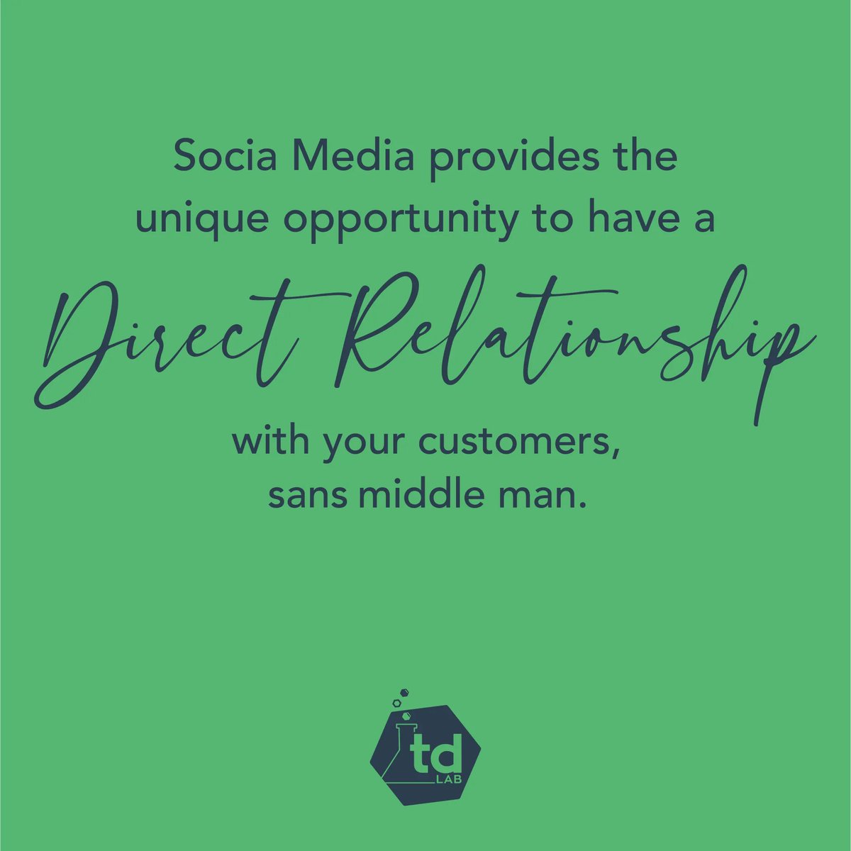 tandemdesignlab's tweet photo. Number 1 reason to participate in social media marketing: a direct pipeline to your clients, with no middleman. 

#socialmediamarketingtipsandtricks #instagramtip #onlinemarketingstrategies #onlinemarketingtips https://t.co/FNyxG1UTTU