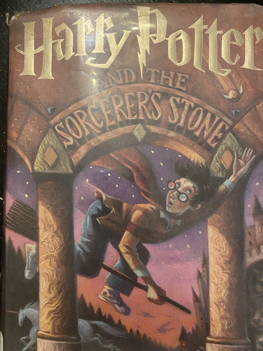 CooksonVern's tweet photo. Thanks to Katie O’Connor a former @myccs student at Woodbrook Elementary for donating the first Harry Potter book that is still enjoyed 20+ years later! Anyone know where Katie O’Connor is now? @WBEMediaCenter @WoodbrookCCS https://t.co/6TPFBS71J4