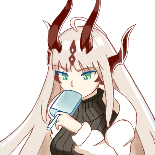 FreshBlueIce's tweet photo. A quick Reed doodle. She's a great vanguard. Also very cute. How could I not? #Arknights https://t.co/cUE0Hl8T0h