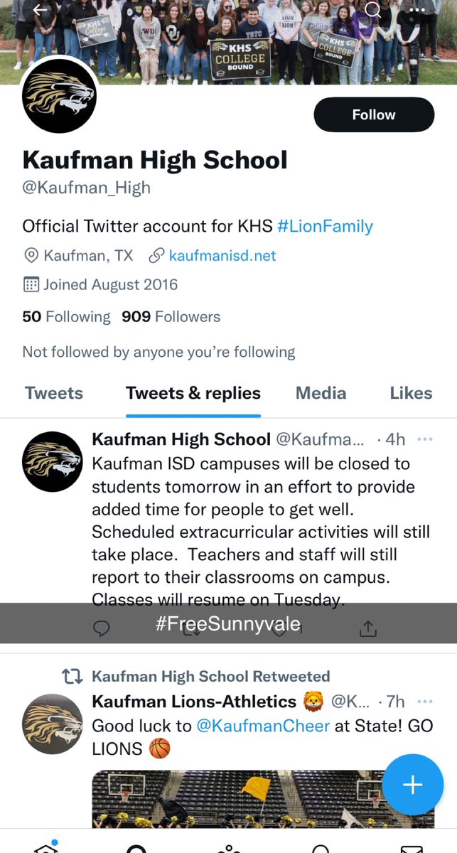 Valestool's tweet image. #freesunnyvale @Sunnyvale_HS