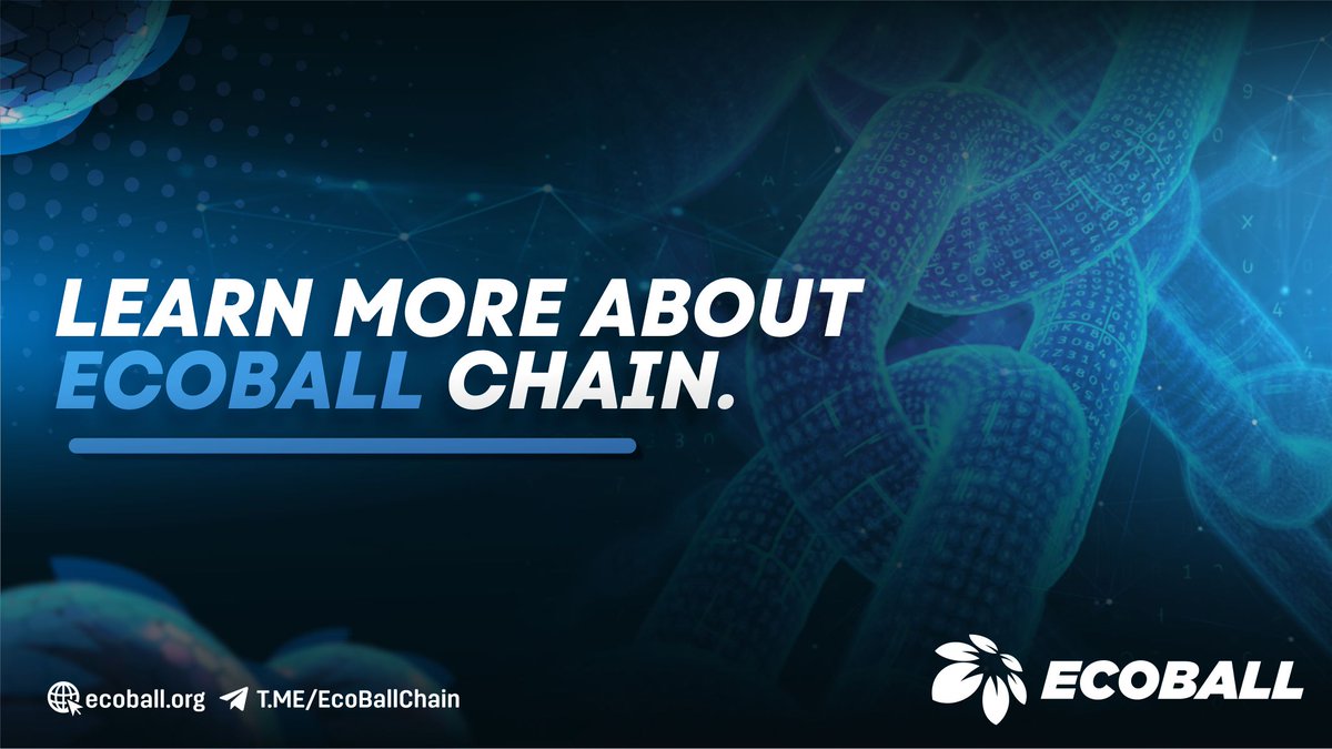 We have complete documentation that explains how our platform works. But if you want simplicity, we've prepared a Lightpaper so you can get an idea of everything we have to deliver.

✅Learn more about EcoBall Chain: ecoball.org/book/ECOBALL%2…

#EcoBall #ECO