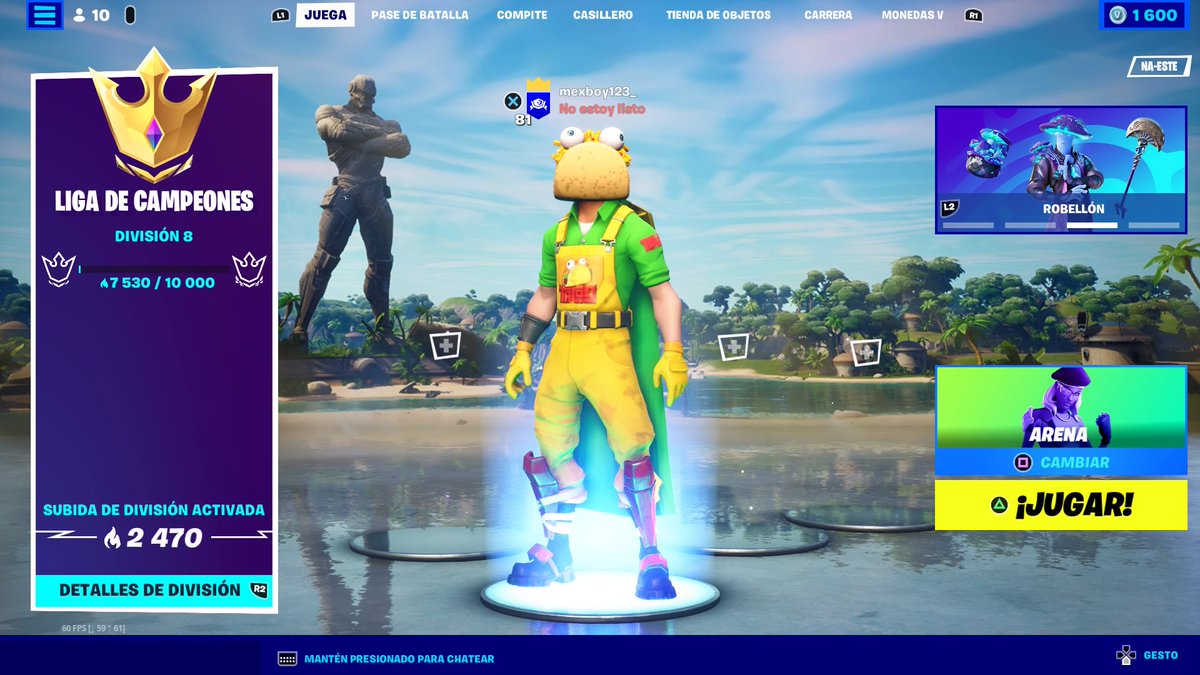 CarlosCahue5's tweet photo. Despues de 3 semanas jugando 2 horas al dia ya se la Liga De Campeones 

#GoAxoL #Fortnite #FortniteCompetitive https://t.co/TSWxVqlOx8