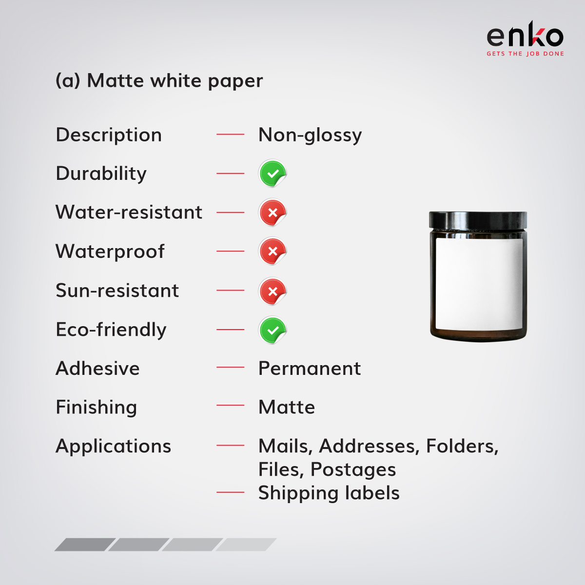enko_products's tweet image. Sheet labels are suitable for businesses just starting out and for those who don’t require a bulk amount of labels to print each day. Let's get to know the 2 main types of materials for sheet labels before choosing one for your business.

bit.ly/3fn2l5f

#sheetlabel