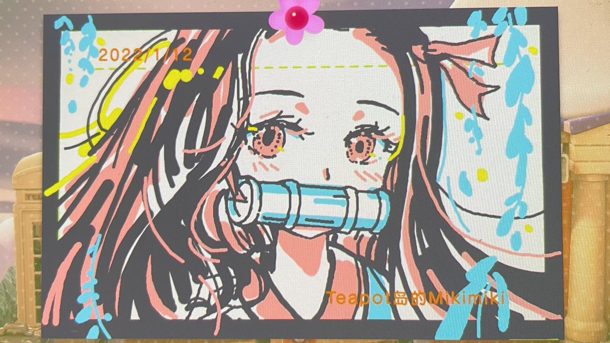 mikity_p's tweet photo. nezuko it’s been a while… https://t.co/BSO92QTzYB