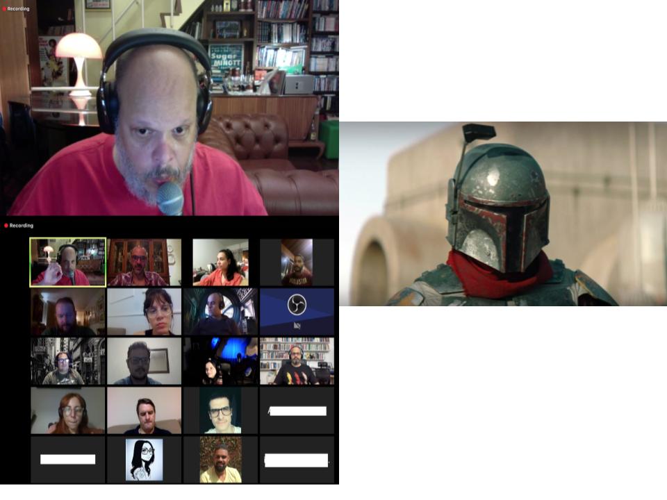 Depois de duas horas de música sensasional com Ed Motta no super "Empoeirado", vamos finalmente de primeiro episódio de Boba Fett...