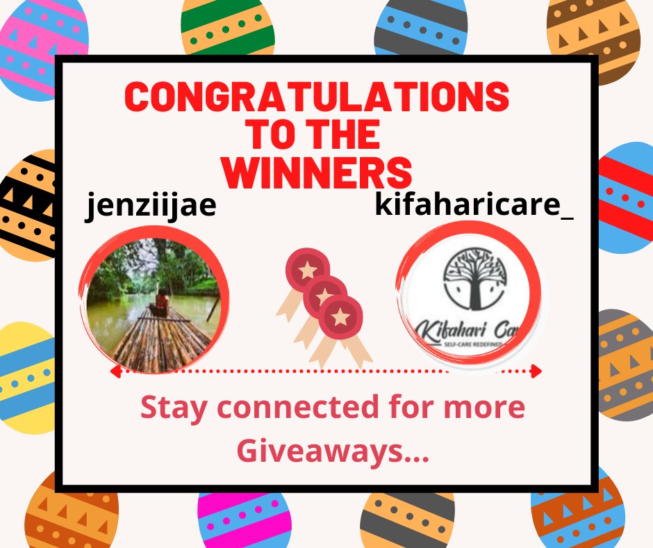 Help us congratulate our giveaway Winners✨
We truly appreciate all the people who have participated in this giveaway - you made it a success💫
Stay connected for more Giveaway &amp; Competitions.
Continue to share, like &amp; be the best contributors ever.
Thank you

#Giveaway #Business