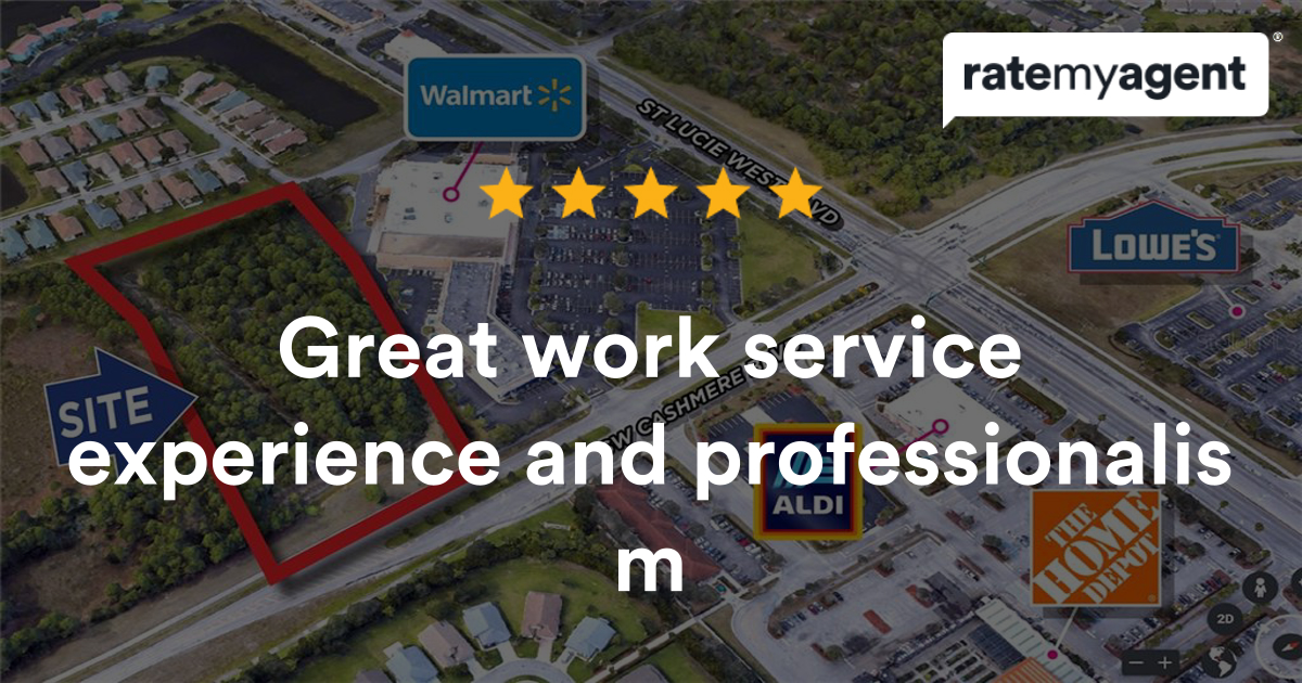 My latest #ratemyagent review in Port St. Lucie
rma.reviews/bZVfvkW0fog2