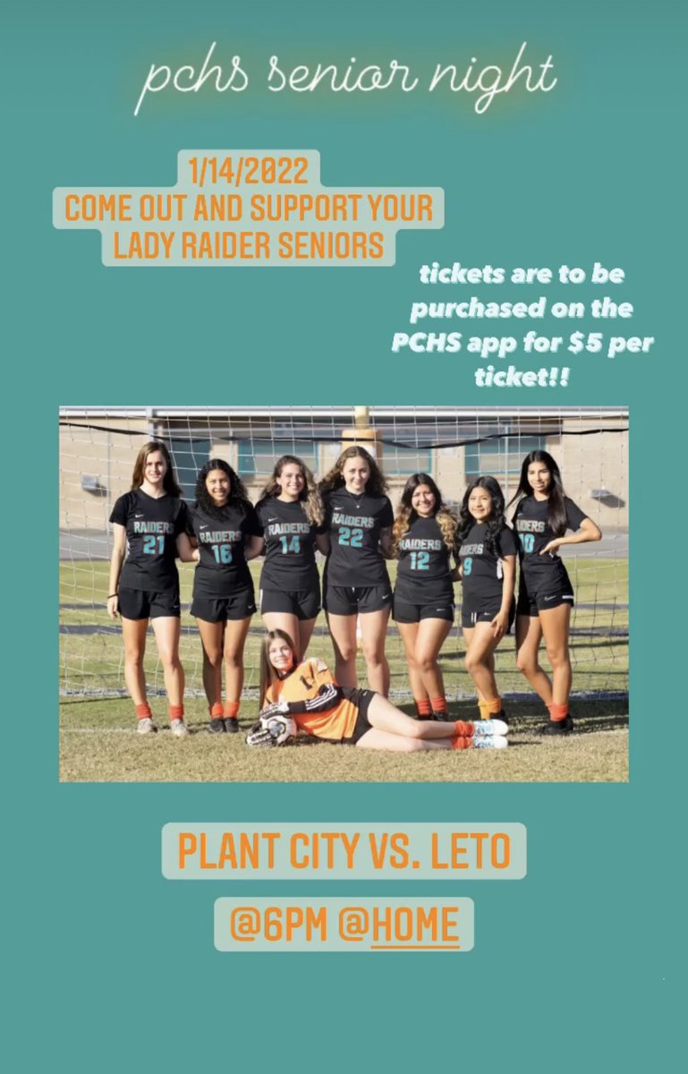 PCHSLadySoc's tweet photo. SENIOR NIGHT TOMORROW! https://t.co/vBAVljy1or