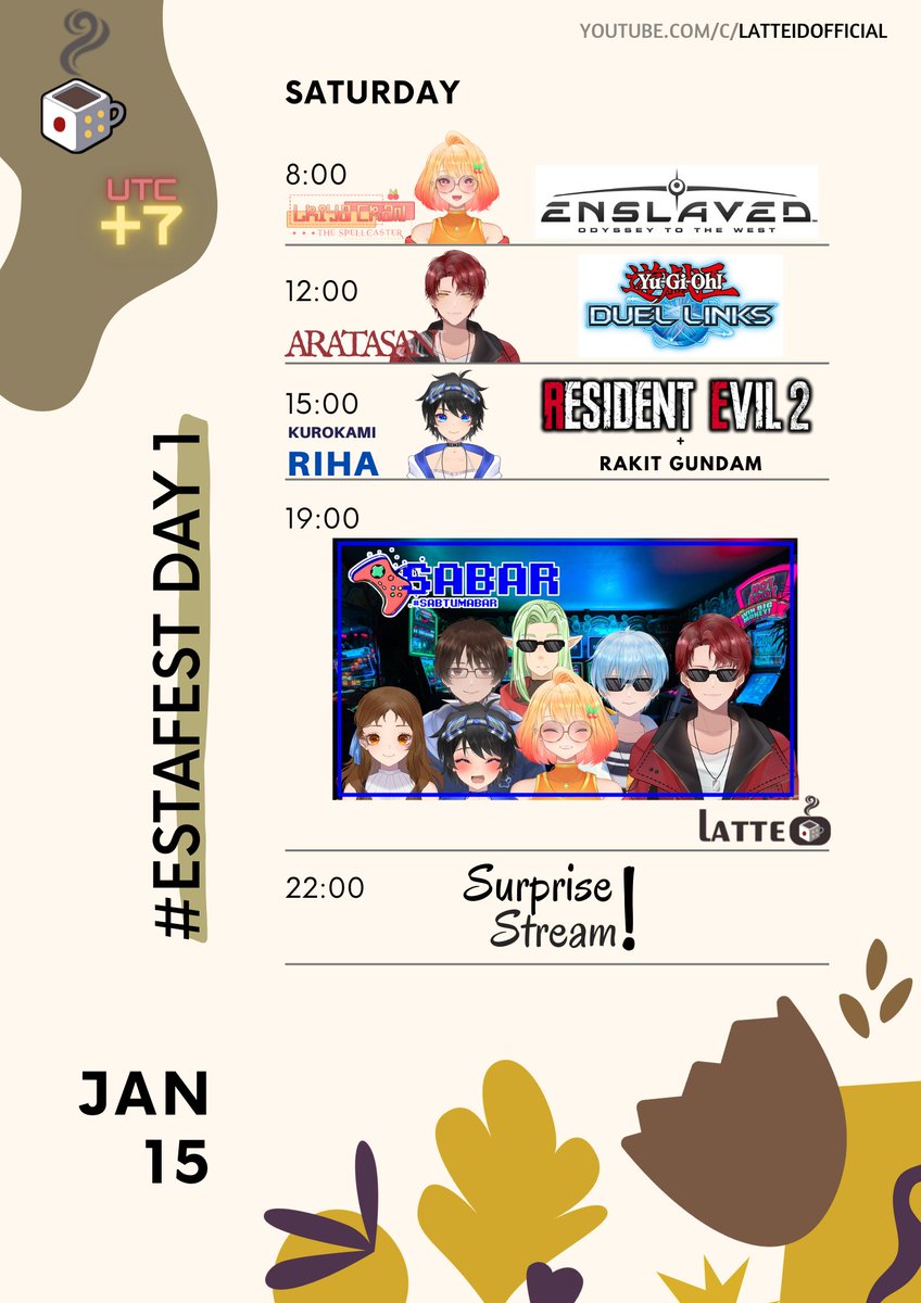 LuxernaVProject's tweet photo. Stream akan dimulai hari sabtu 15 Januari besok pukul 08:00 WIB oleh Lhiya dan terus bersambung sampai acara #TemuLawak yang dibawakan oleh Riha dan member lainnya di hari minggu 16 Januari selesai.
Berikut susunan lengkapnya... https://t.co/SblJh5pysw