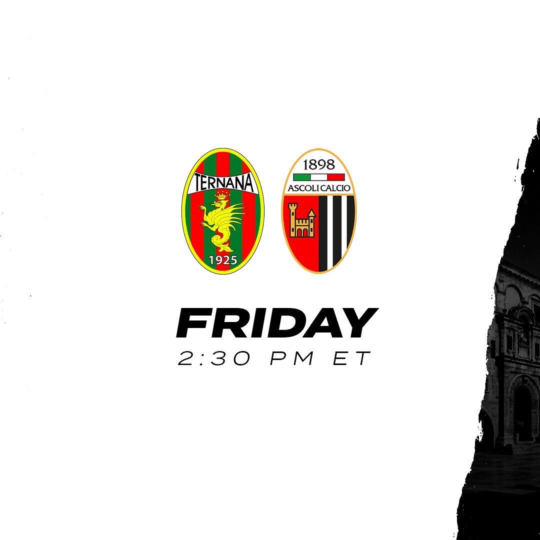 IFTVofficial's tweet photo. Ascoli jersey giveaway continues tomorrow. After a long break, they take on Ternana ⚪️⚫️

We're giving away a personalized jersey for every point Ascoli gets this season in Serie B

TO ENTER:

1. Follow @ascolicalciofc
2. RT this post
3. Reply your size

We will DM the winners 📲 https://t.co/33Lw6fZycg