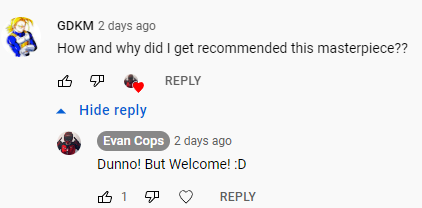 also i got a new comment on the Demon Joe Shia Labeouf video and it made my fuckin day dude lol. gotta appreciate the little things https://t.co/VcDQTGeh6z