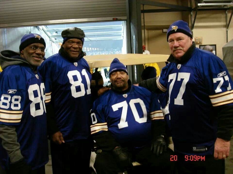 Hanging with the other purple people eaters