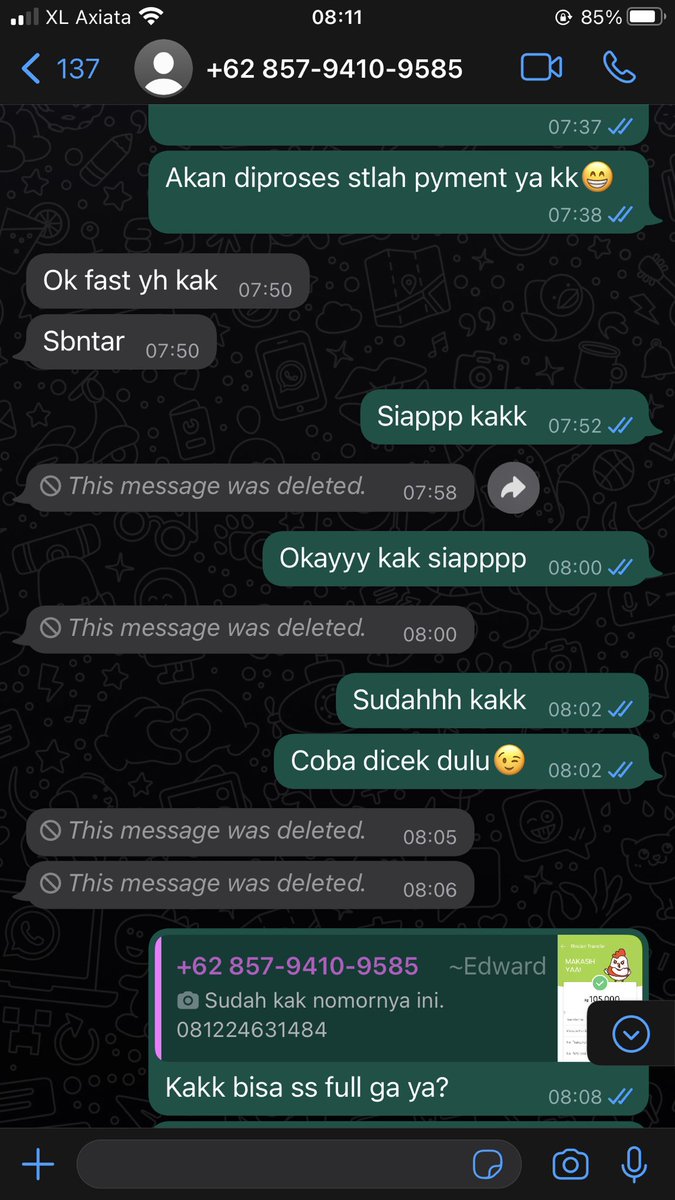 me__store's tweet photo. Mau curhat dikit xixi

Bener2 sedihhh bngett, 
lgi butuh2nya uang buat bayar kuliah, dan seneng ada yg mau beli pulsa 100 lumayan dong meskipun cm untung 5rb,, ternyata ditipu😔

Cont⬇️
#zonauang #zonaba #zonabu #zonajajanᅠᅠᅠ https://t.co/6ev6OQ8V2I