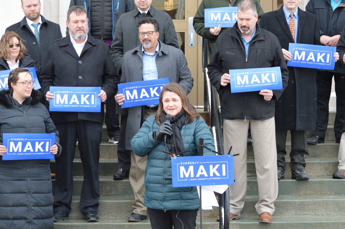 Today, I announced my candidacy for St. Louis County Attorney! It's been an honor to serve in this role for the past three months, and I will work tirelessly to continue the tradition of exemplary legal and public service for which the County Attorney's Office is known.