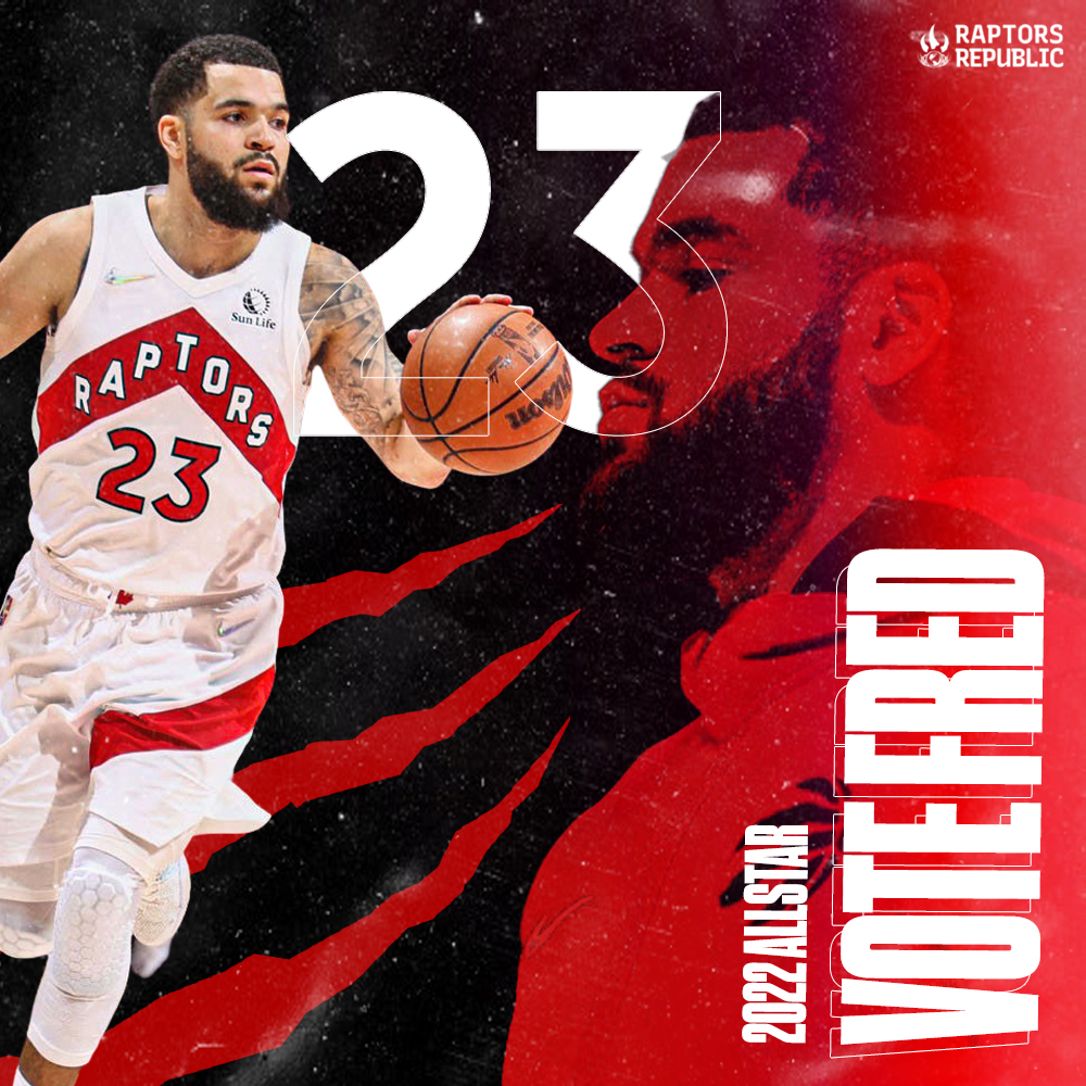 Raptors Republic (@raptorsrepublic) on Twitter photo RAPTORS REPUBLIC - let's get FVV into the ASG!
<a href="/FredVanVleet/">Fred VanVleet</a> | #NBAAllStar
⭐️ 1 RETWEET = 2 VOTES TODAY ⭐️
🖼️: IG/zach_nph RAPTORS REPUBLIC - let's get FVV into the ASG!
<a href="/FredVanVleet/">Fred VanVleet</a> | #NBAAllStar
⭐️ 1 RETWEET = 2 VOTES TODAY ⭐️
🖼️: IG/zach_nph